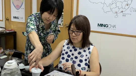 イメージ：中国茶賞味とペアリングコンセプトプラン